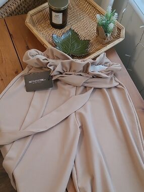 Paper Bag Waist Dress Pants